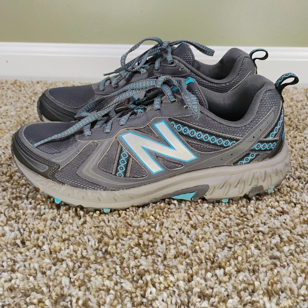 New Balance 410 V5 Womens Size 9.5 B Blue Running Lace Up Comfort Shoes Sneakers